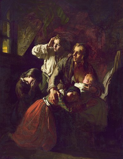 Un lampo di fulmine, prima del 1848 da Alexandre Antigna